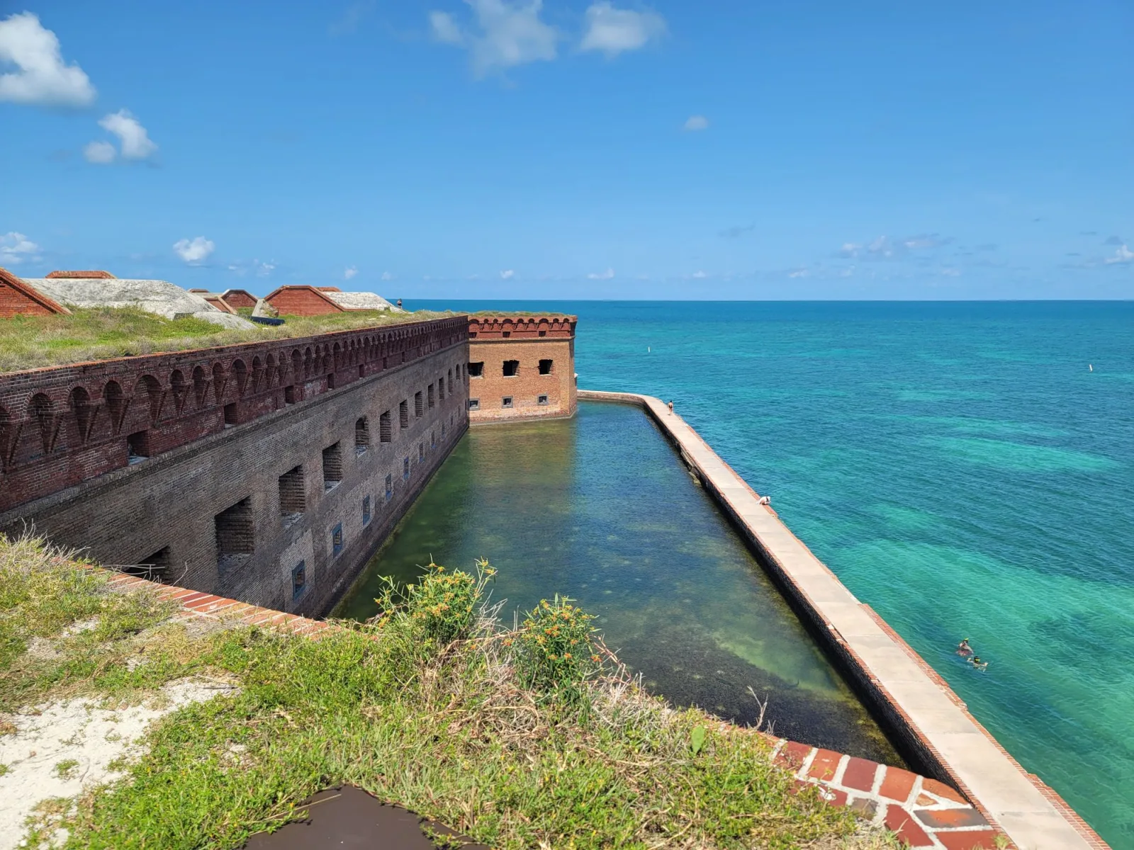 Fort jefferson in the dry tortugas national park florida usa